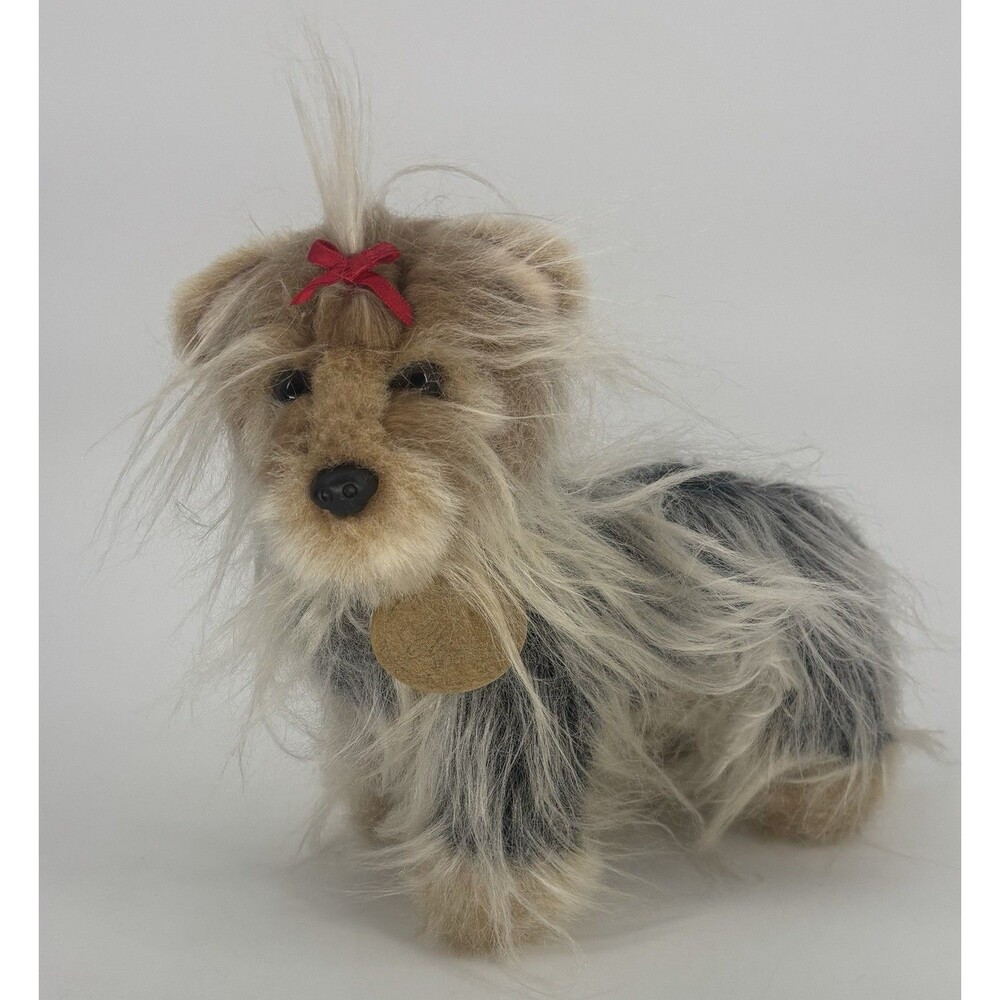 Prestige Classic Aurora Yorkshire Yorkie Dog Plush 12” Stuffed Animal Toy 1996
